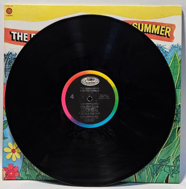 Beach Boys - Endless Summer - 1986 SURF ROCK - RE EX - Ultrasonic Cleaned - Image 6
