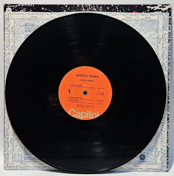 Gentle Giant - Free Hand - 1975 PROG ROCK - EX - Ultrasonic Cleaned - Image 3