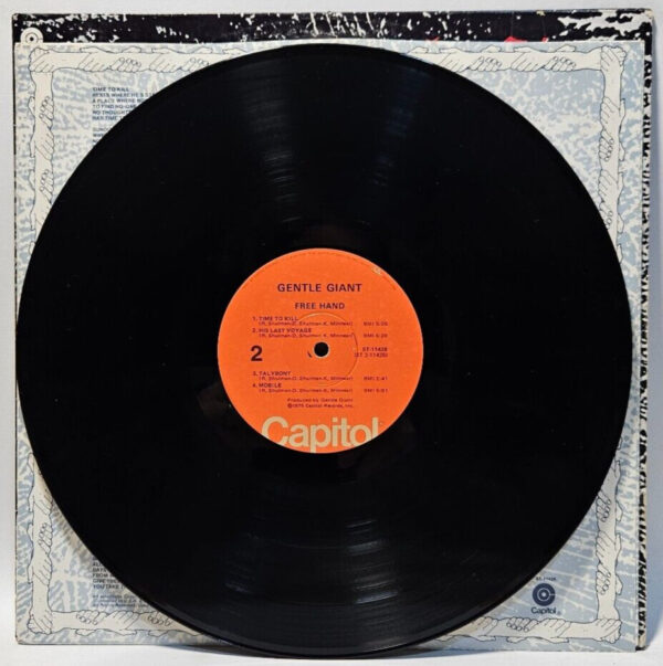 Gentle Giant - Free Hand - 1975 PROG ROCK - EX - Ultrasonic Cleaned - Image 4