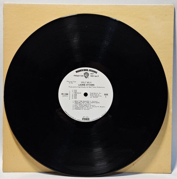 Laurie Styvers - Spilt Milk - 1971 FOLK / POP - PROMO - EX - Ultrasonic Cleaned - Image 3