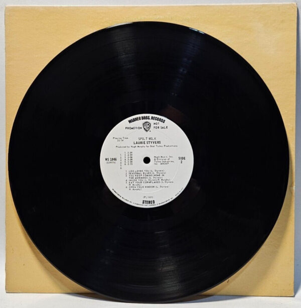 Laurie Styvers - Spilt Milk - 1971 FOLK / POP - PROMO - EX - Ultrasonic Cleaned - Image 4