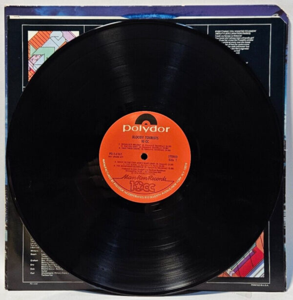 10cc - Bloody Tourists - 1978 ROCK REGGAE - CUTOUT - EX - Ultrasonic Cleaned - Image 3