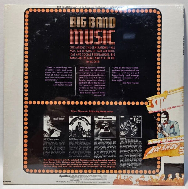 Artie Shaw - This Is Artie Shaw - 1971 JAZZ BIG BAND - ORIG NOS SEALED - Image 2