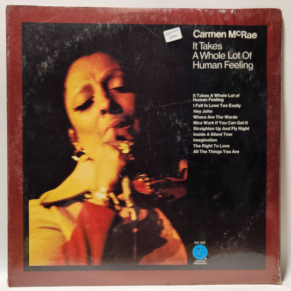 Carmen Mcrae - It Takes A Whole Lot Of Human Feeling - 1974 - Sealed