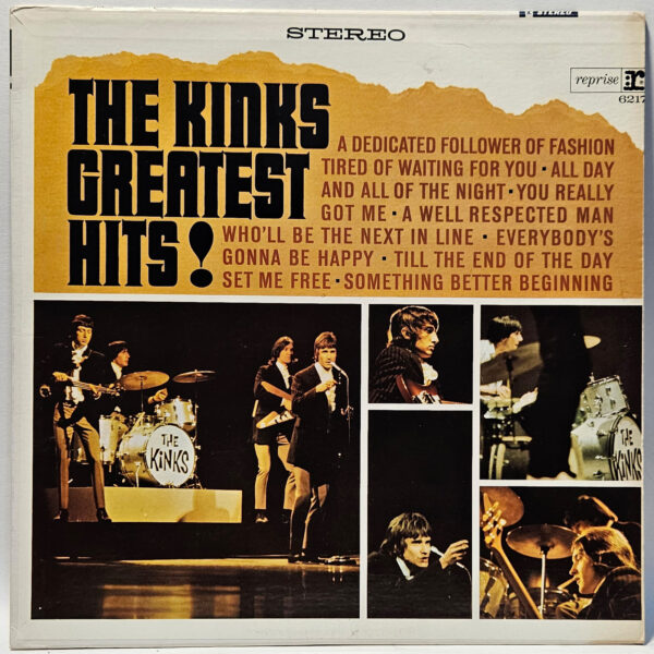 The Kinks - The Kink's Greatest Hits! - 1966 Rock Tri-Co - VG+ - Ultrasonic Cln