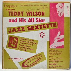 Teddy Wilson - Teddy Wilson And His All-Star Jazz Sextette - 1956 Jazz - VG - Ul