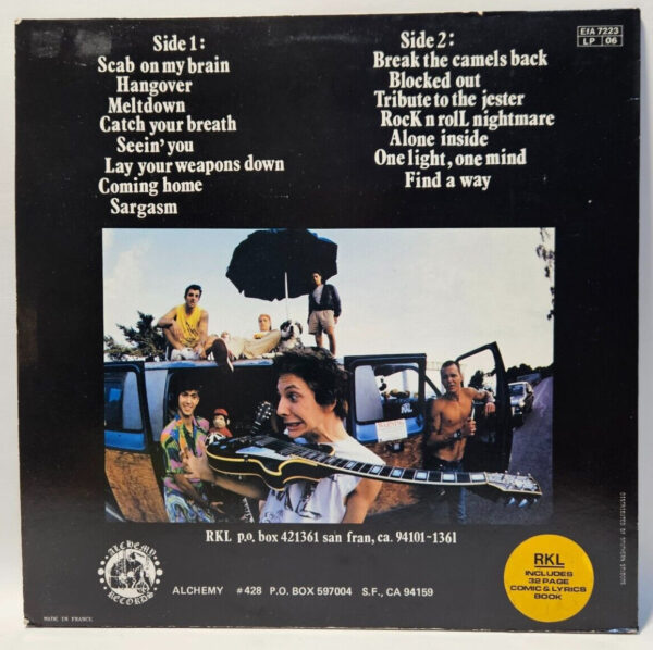 Rich Kids On LSD - Rock N Roll Nightmare - 1987 Rock - EX  - Ultrasonic Clean - Image 2