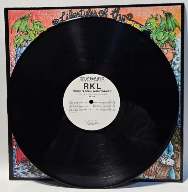 Rich Kids On LSD - Rock N Roll Nightmare - 1987 Rock - EX  - Ultrasonic Clean - Image 3