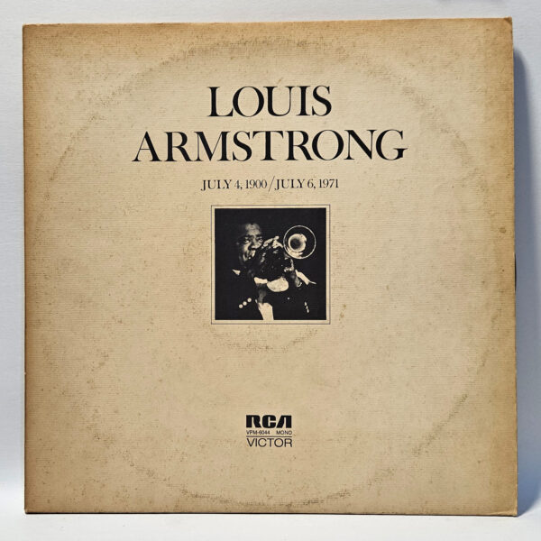 Louis Armstrong - July 4, 1900 - July 6, 1971 - 1971 Jazz - EX  - Ultrasonic Cln