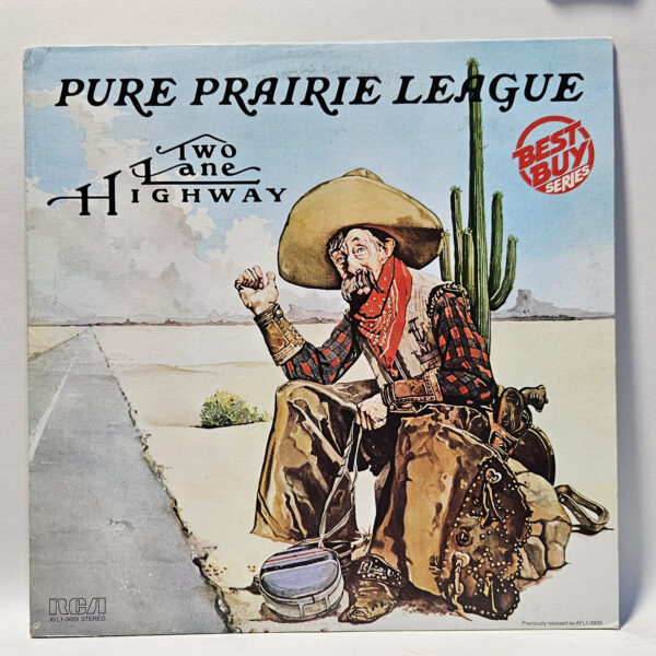 Pure Prarie League - Two Lane Highway - 1975  - EX  - Ultrasonic Clean