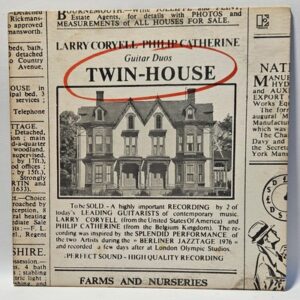Larry Coryell & Philip Catherine - Twin-House - 1977  - EX - Ultrasonic Clean