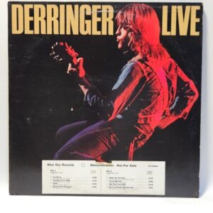 Derringer - Live - 1977  - EX - Ultrasonic Clean