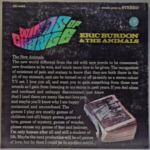 Eric Burdon And The Animals - Winds of Change - 1967 - EX - Ultrasonic Clean