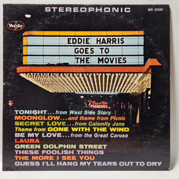 Eddie Harris - Eddie Harris Goes To The Movies - 1962 - VG+ - Ultrasonic Clean