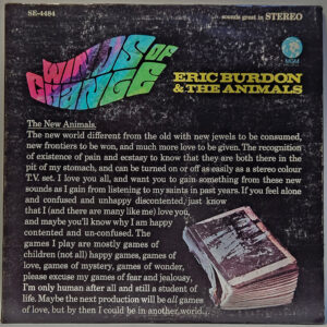 Eric Burdon And The Animals - Winds of Change - 1967 - EX - Ultrasonic Clean