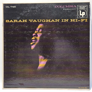 Sarah Vaughan - Sarah Vaughan In Hi-Fi - 1955 - EX - Ultrasonic Clean