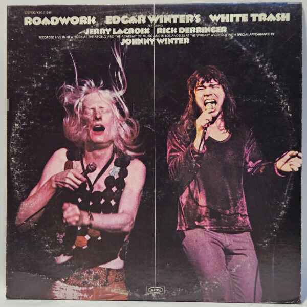 Edgar Winter's White Trash - Roadwork - 1972 - EX - Ultrasonic Clean