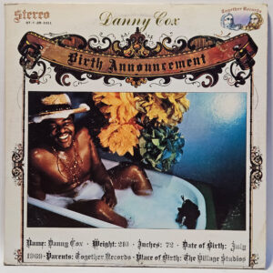 Danny Cox - Birth Announcement - 1970 - EX - Ultrasonic Clean