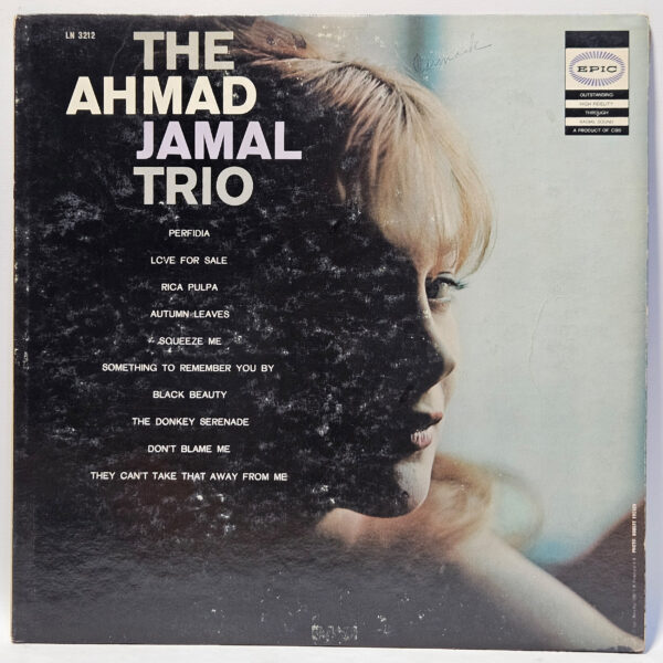 The Ahmad Jamal Trio - 1956 Yellow Epic RE Deep Groove - EX - Ultrasonic Clean