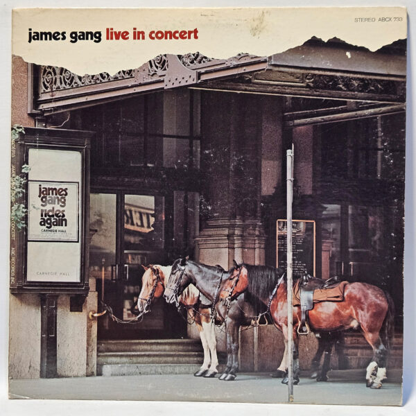 James Gang - Live In Concert - 1971 - VG - Ultrasonic Clean