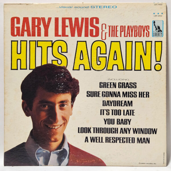 Gary Lewis & The Playboys - Hits Again! - 1979 - VG+ - Ultrasonic Clean