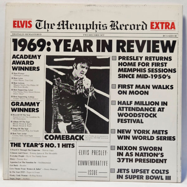 Elvis Presley - The Memphis Record - 1980 - EX - Ultrasonic Clean