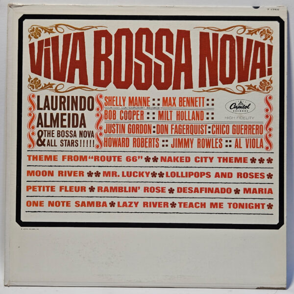 Laurindo Almeida & The Bossa Nova All Stars - Viva Bossa Nova! - 1968 - EX - Ult