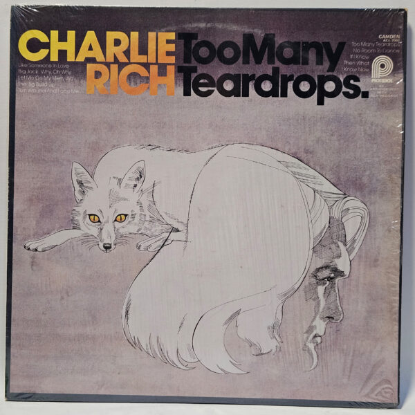 Charlie Rich - Too Many Teardrops - 1975 - EX - Ultrasonic Clean