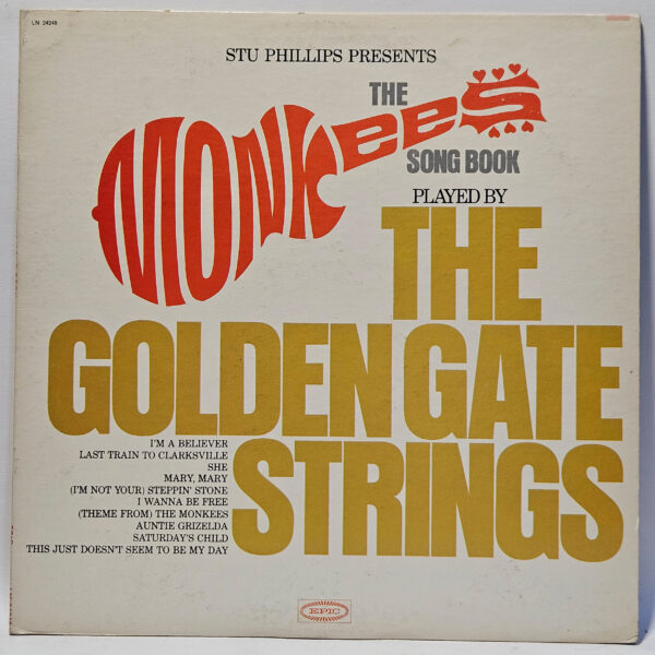 Golden Gate Strings - The Monkees Song Book - 1967 - EX - Ultrasonic Clean