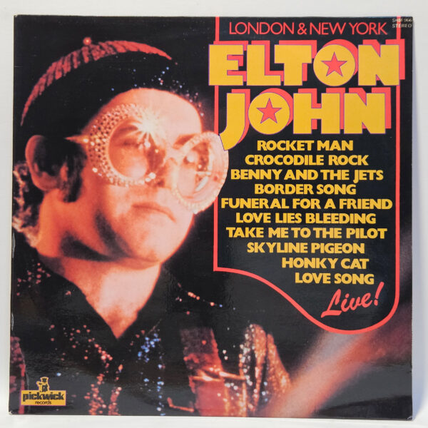 Elton John - London & New York Live - 1978 - EX - Ultrasonic Clean