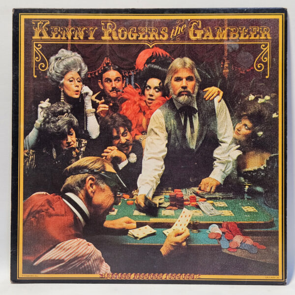 Kenny Rogers - The Gambler - 1978 w/poster - EX - Ultrasonic Clean