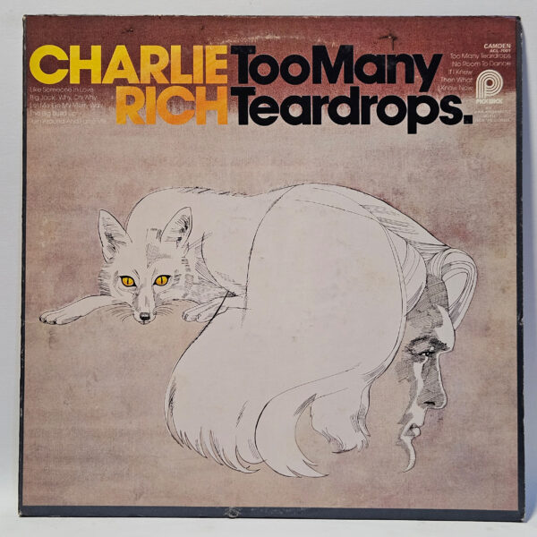 Charlie Rich - Too Many Teardrops - 1975 - EX - Ultrasonic Clean