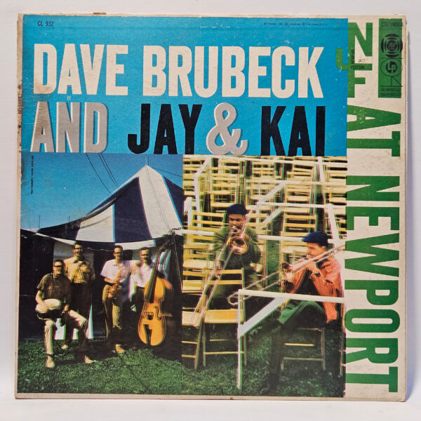 Dave Brubeck And Jay & Kai - At Newport - 1956 Mono 6Eye - EX - Ultrasonic Clean