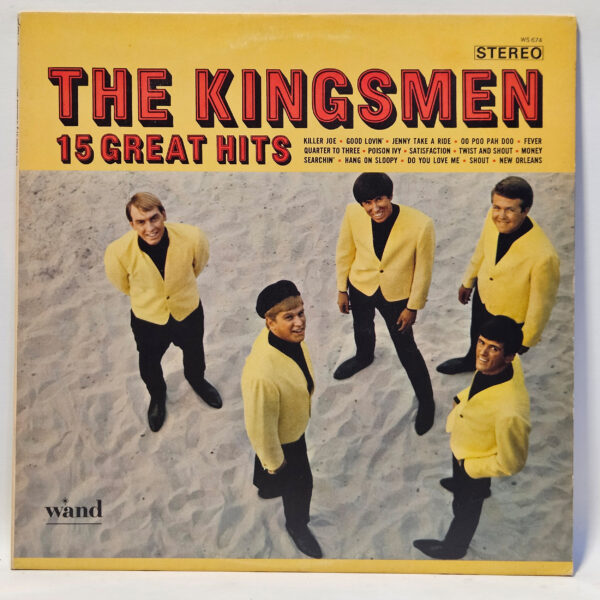 The Kingsmen - 15 Great Hits - 1966 - EX - Ultrasonic Clean