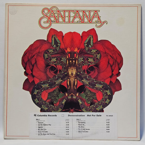 Santana - Festiv¡l - 1977 Promo - EX - Ultrasonic Clean