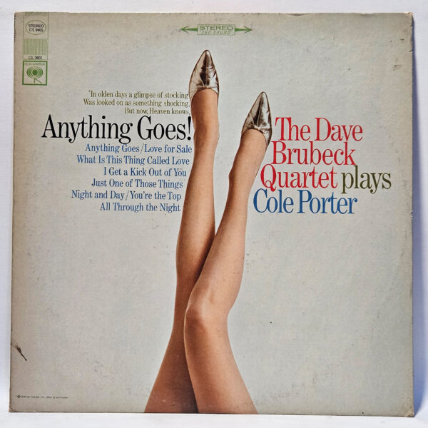 The Dave Brubeck Quartet - Anything Goes! Plays Cole Porter - 1967 - EX - Ult Cl