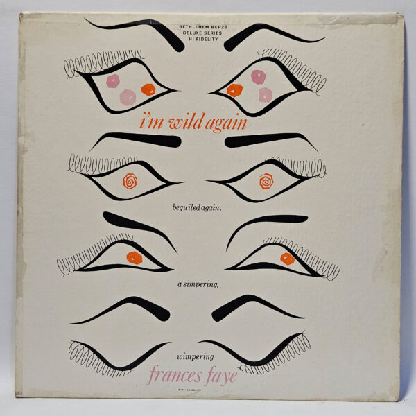 Frances Faye - I'm Wild Again - 1955 - VG - Ultrasonic Clean