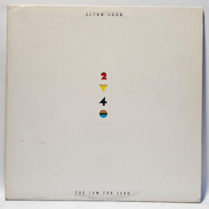 Elton John - Too Low For Zero - 1983 - EX - Ultrasonic Clean