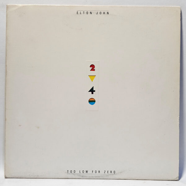 Elton John - Too Low For Zero - 1983 - EX - Ultrasonic Clean