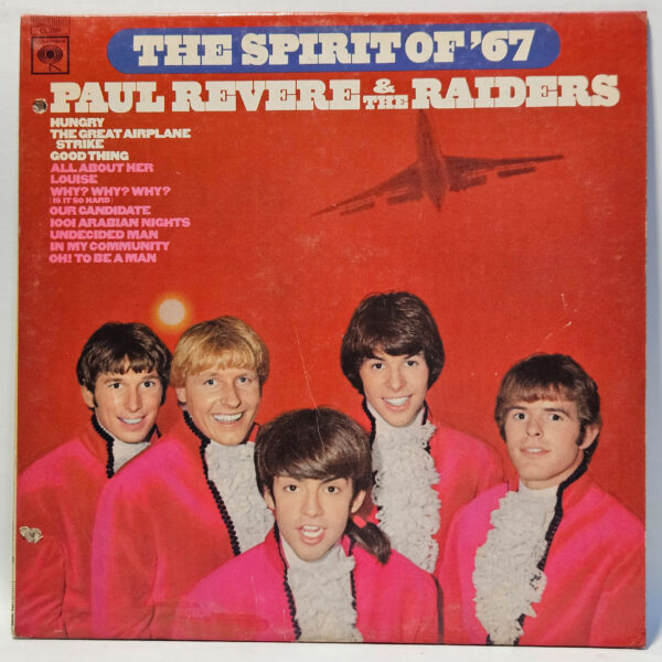 Paul Revere & The Raiders - The Spirit of '67 - 1966 Psych - EX - Ultrasonic Cln