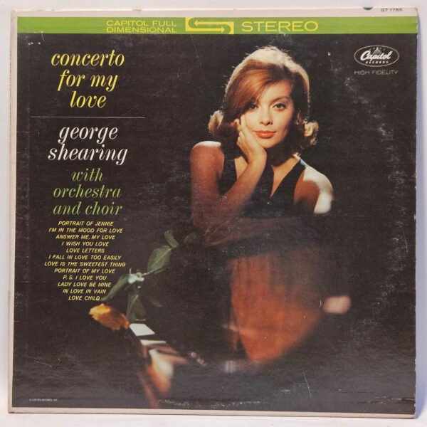 George Shearing - Concerto for My Love - 1962 Jazz - VG+ - Ultrasonic Clean