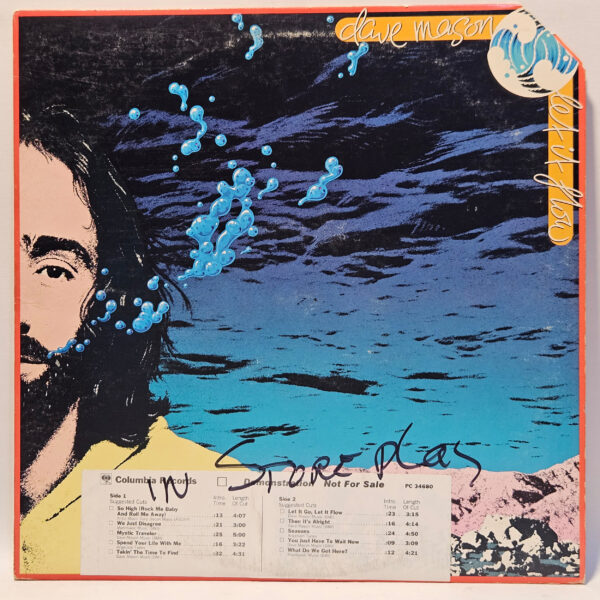 Dave Mason - Let It Flow - 1977 - EX - Ultrasonic Clean