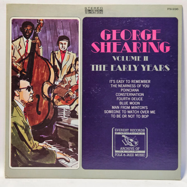 George Shearing - The Early Years Vol II - 1969 Jazz - EX - Ultrasonic Clean