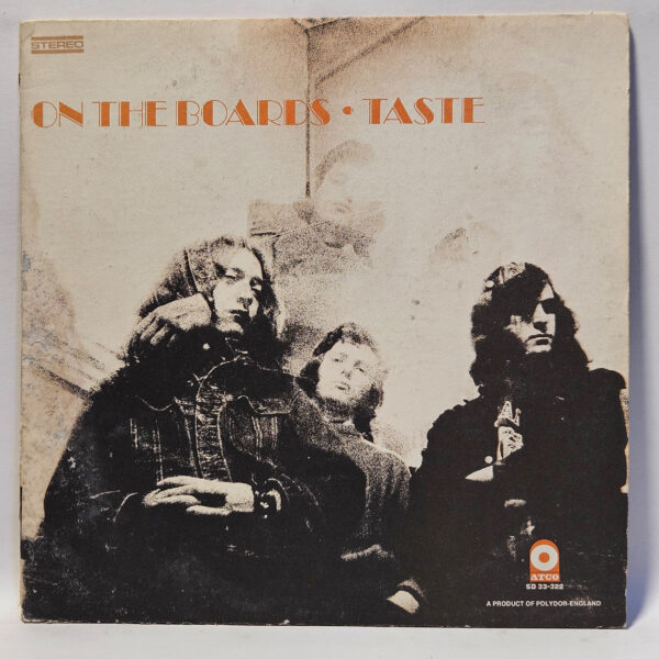 Taste - On the Boards - 1972 Blues Rock 1st Ed CTH - EX - Ultrasonic Clean