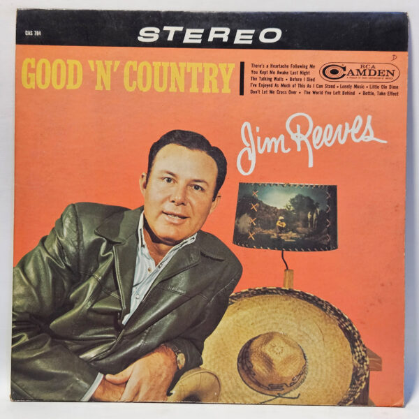 Jim Reeves - Good 'N' Country - 1970 Country - VG+ - Ultrasonic Clean