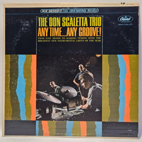 The Don Scaletta Trio - Any Time...Any Groove! - 1965 Jazz - EX - Ultrasonic Cln