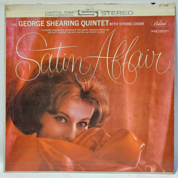 The George Shearing Quintet with String Choir - Satin Affair - 1962 Jazz - VG+ -