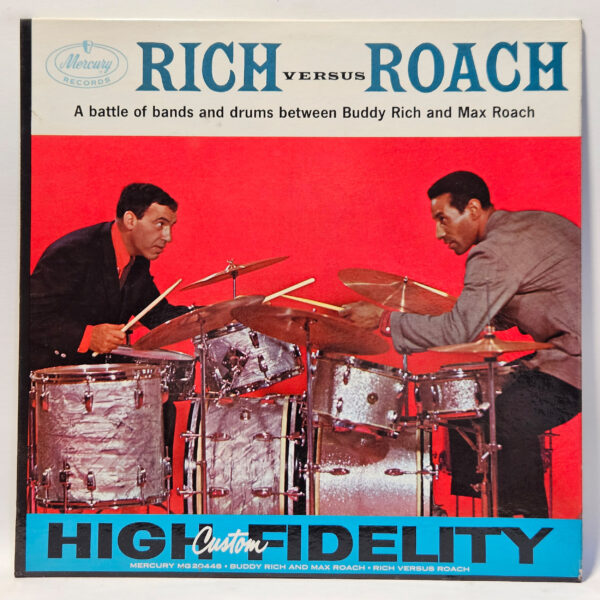 Buddy Rich, Max Roach - Rich Versus Roach - 1959 Jazz - EX - Ultrasonic Clean