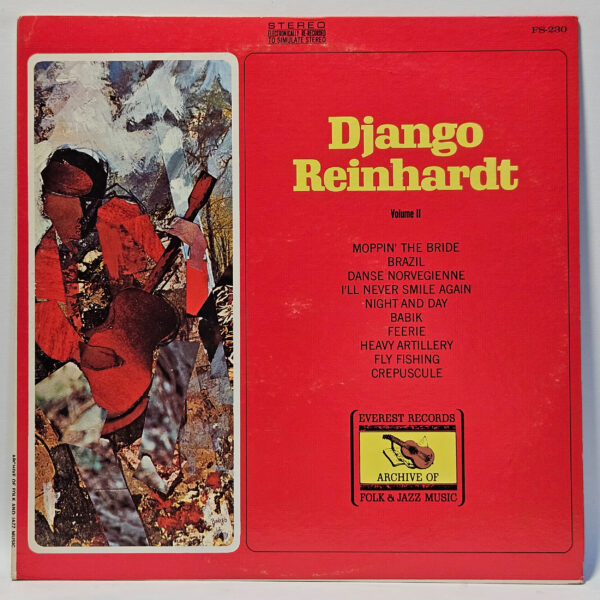 Django Reinhardt - Django Reinhardt Volume II - 1969 Jazz - EX - Ultrasonic Cln