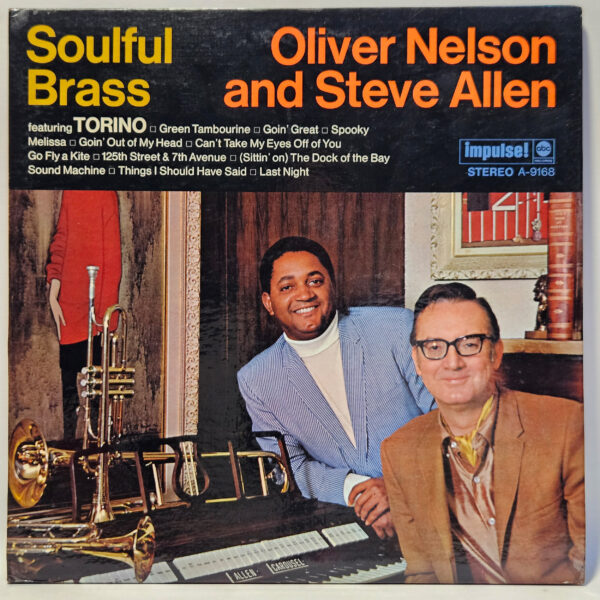 Oliver Nelson & Steve Allen - Soulful Brass - 1968 Jazz - EX - Ultrasonic Clean